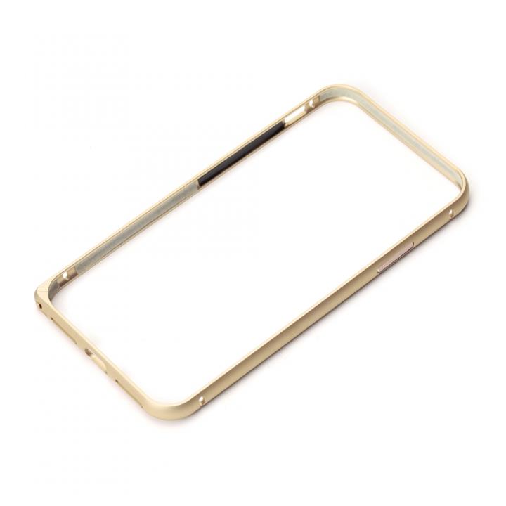 Premium Style アルミバンパー ワンプッシュボタン ゴールド iPhone X